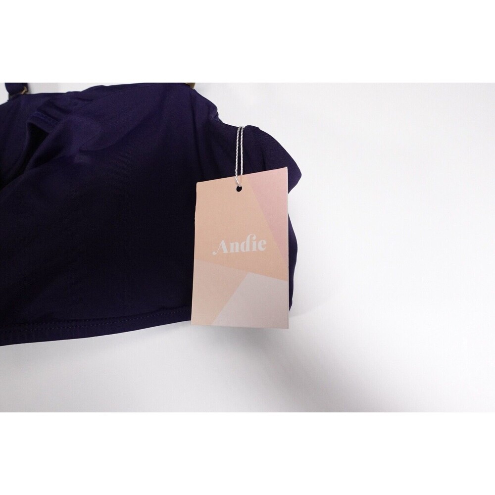 Andie Swim The Rio Bikini Top Navy Size XXL Convertible Straps NEW AT106 - Picture 4 of 8